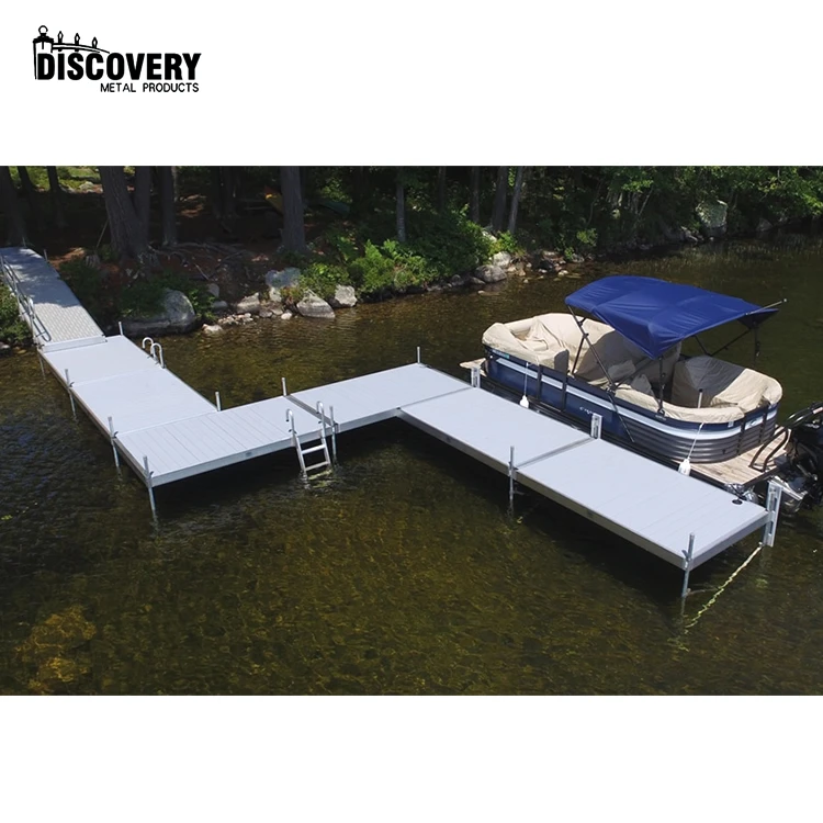 factory custom Hot sale  aluminum floating dock jetty for lack