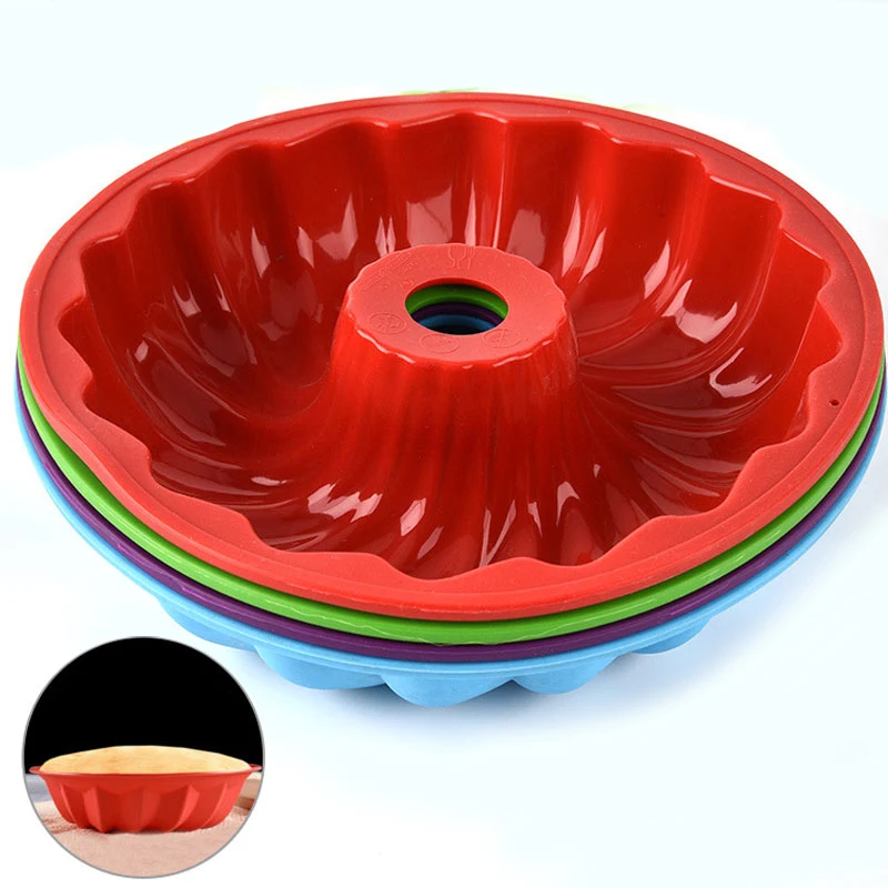 BPA Free Food Grade Silicone Mold Cake mold Donut Baking Mold High Temperature Resistant Baking Tools