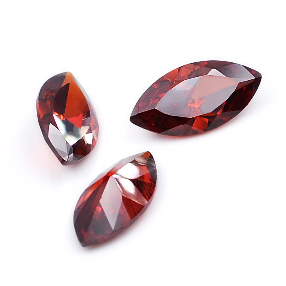 Высокое качество резка маркиза гранат 3 А кубический цирконий для ювелирных изделий