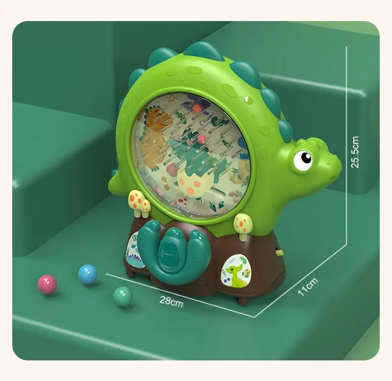 New product 2023 hot selling Dinosaur game machine with light music educate puzzle toys for kids juego Juguete