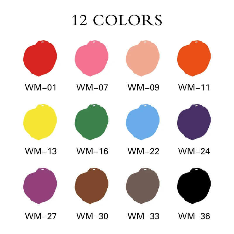 Mobee P-605 12colors art marker painting water based sketch marker children supplier price art kit washable marker pen