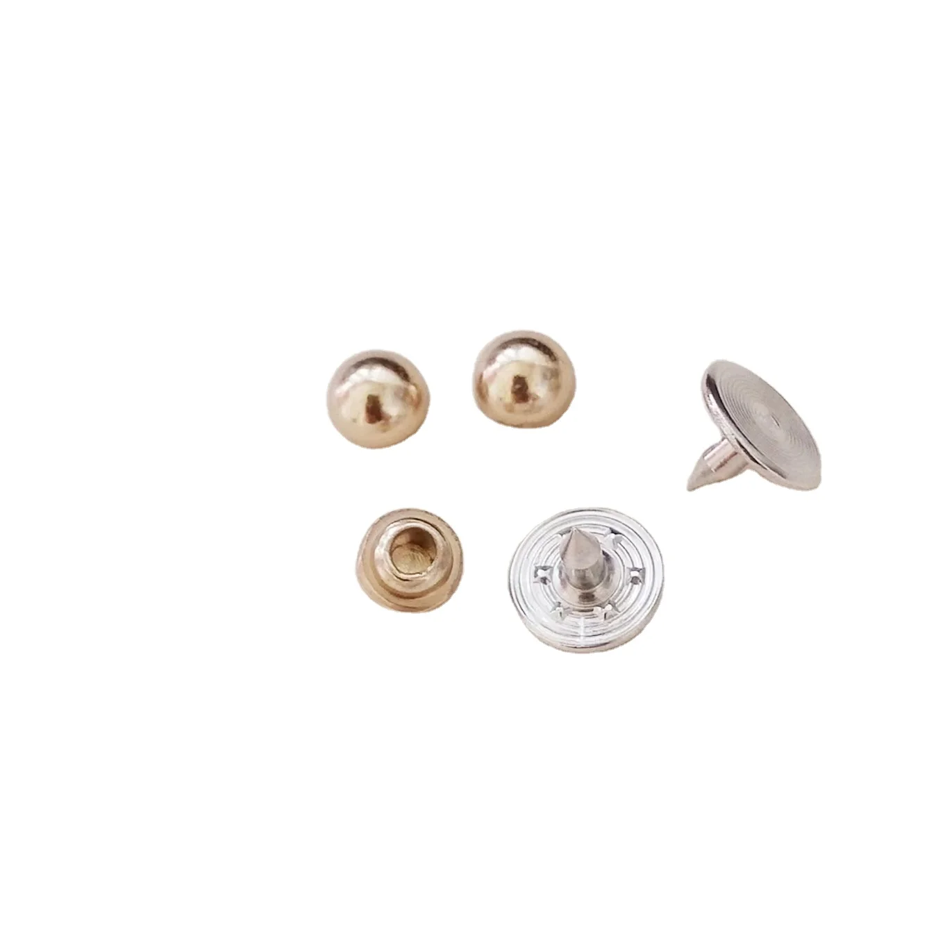 Classic style ball round rivet for buckle for handbag and leather