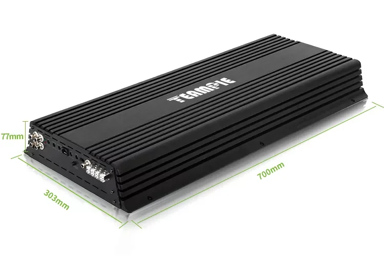 TP-5500.1D 5500 Watt RMS Mono Block Class D Amplifier  RMS High Power Small Chassis Amplification