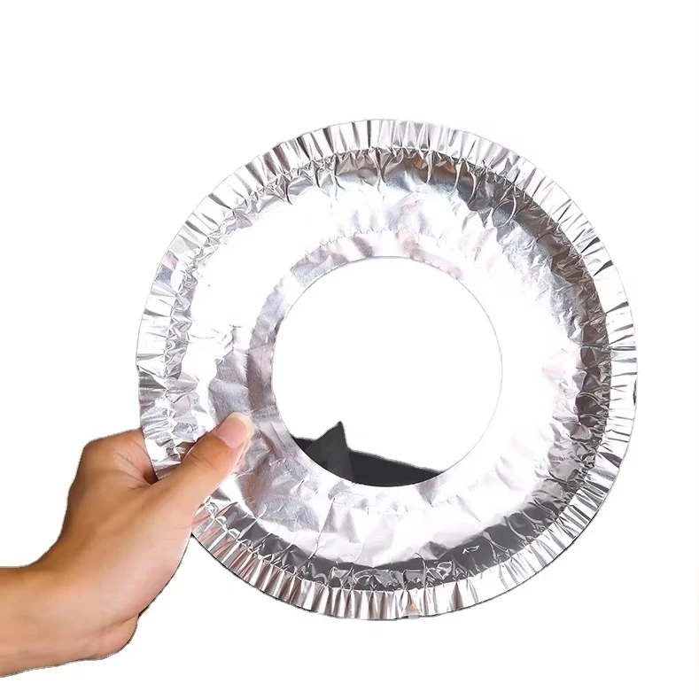 Reusable Thickened Circle Gas Stove Cooker Protectors Aluminum Protective Foil Liner for Cooking Cocina Cover Mat Pad