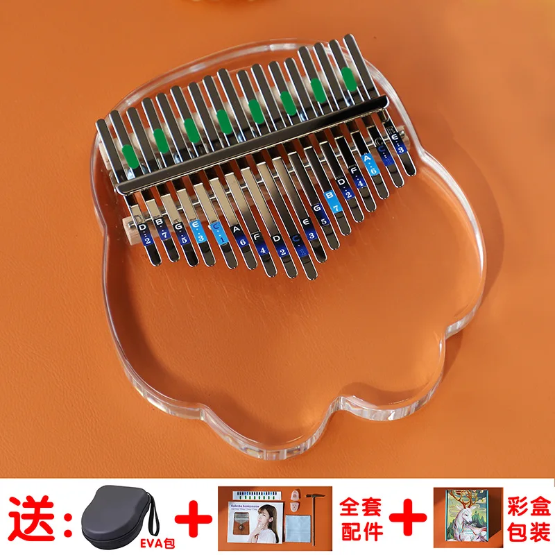 Wholesale Color Chromatic kalimba parts Note stickers phonetic kalimba accessories musical instrument 17 keys Thumb Piano