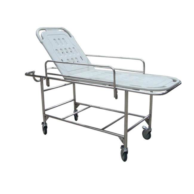 Medical furniture emergency stainless steel stretcher trolley (1600187313940)