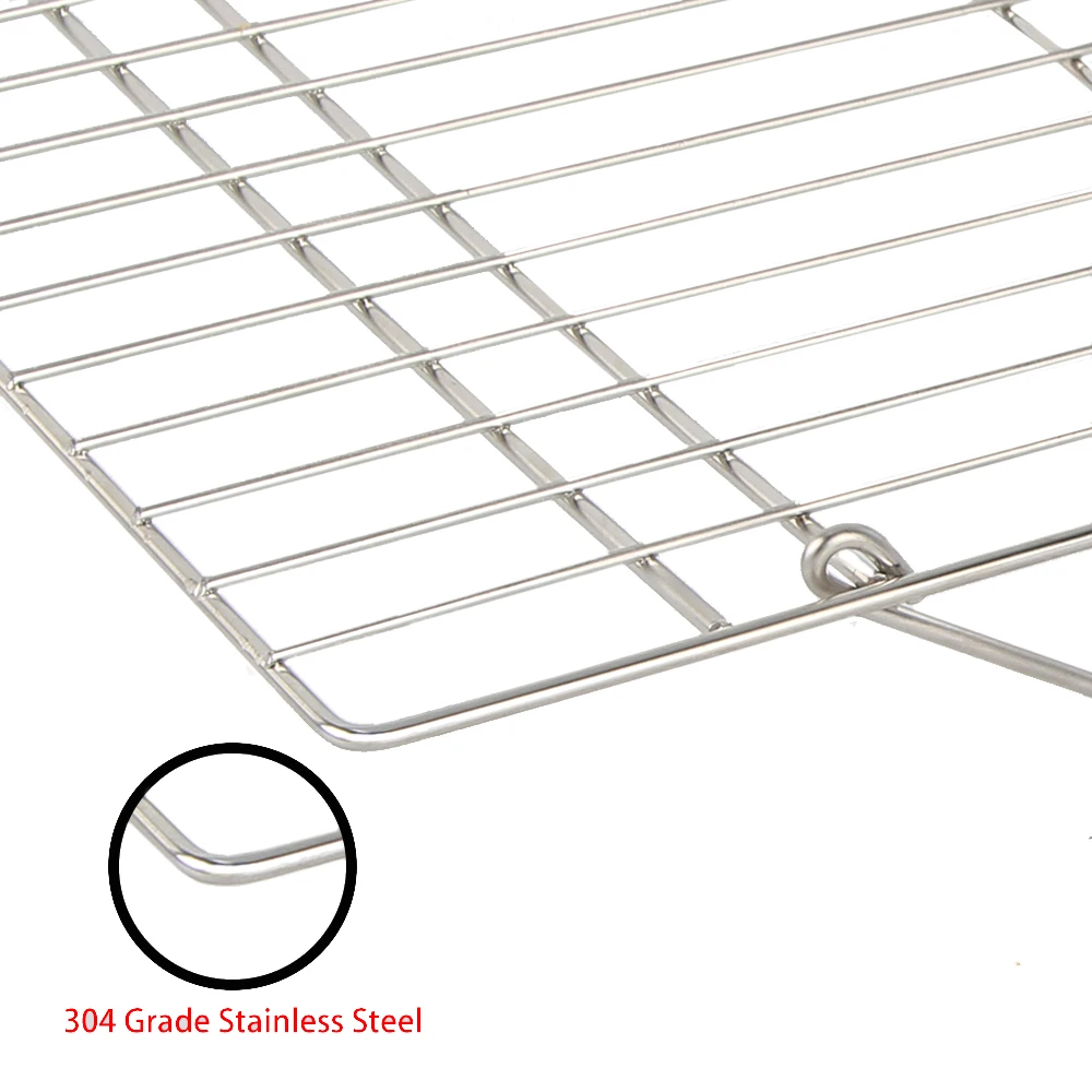 2-Wire Iron Rack Shelves for Home Use Standing Units Laundry Bathroom Kitchen Pantry Closet Roasting Baking Cake Bread Loaf Pans