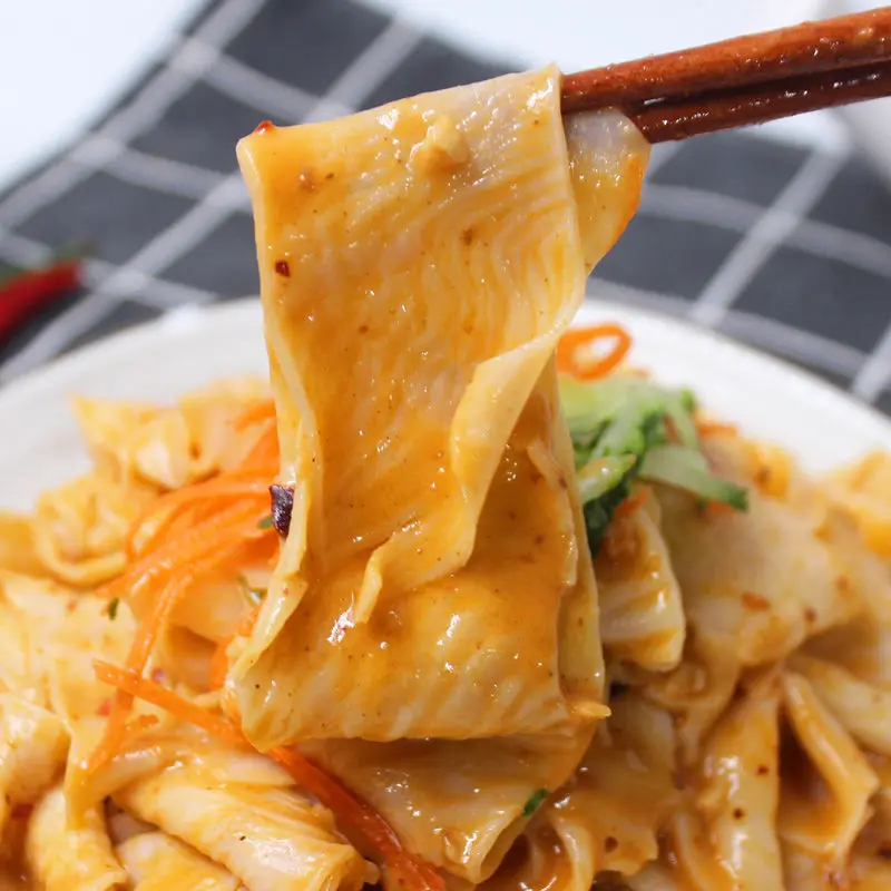 Low Calories Healthy Vegan halal ramen food instant Konjac Yellow wide noodles
