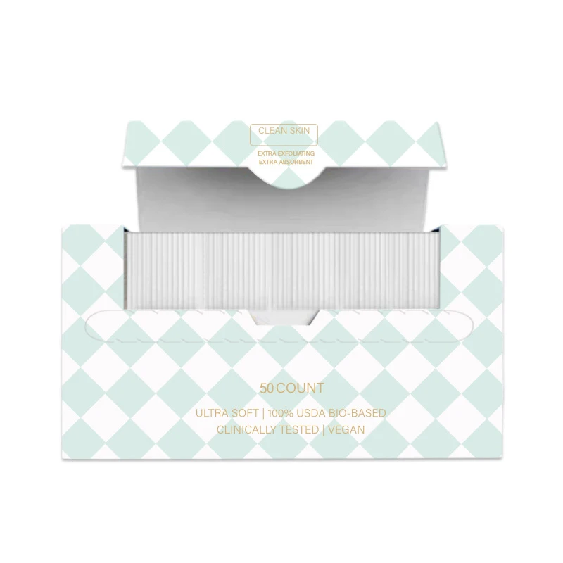 Soft Comfortable Eco-friendly Biodegradable  Cotton Hand and Facial Wash, Cleaning Towels XL Disposable Facial Towels