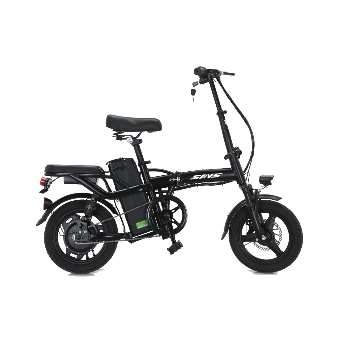 Mini Folding Electric Bicycle 400W 48V 14 Inch Electric City Bike Foldable Electric Bike cheap adult battery power scooter