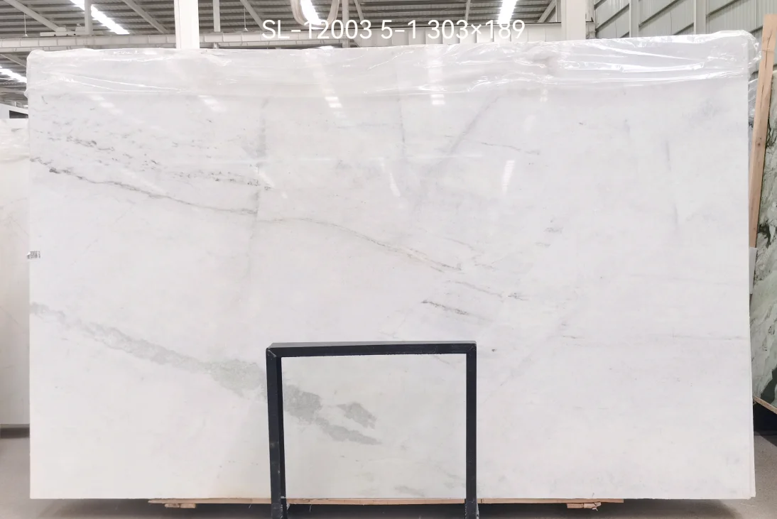 China White Bianco Vena Marble Slabs For Counter top Floor