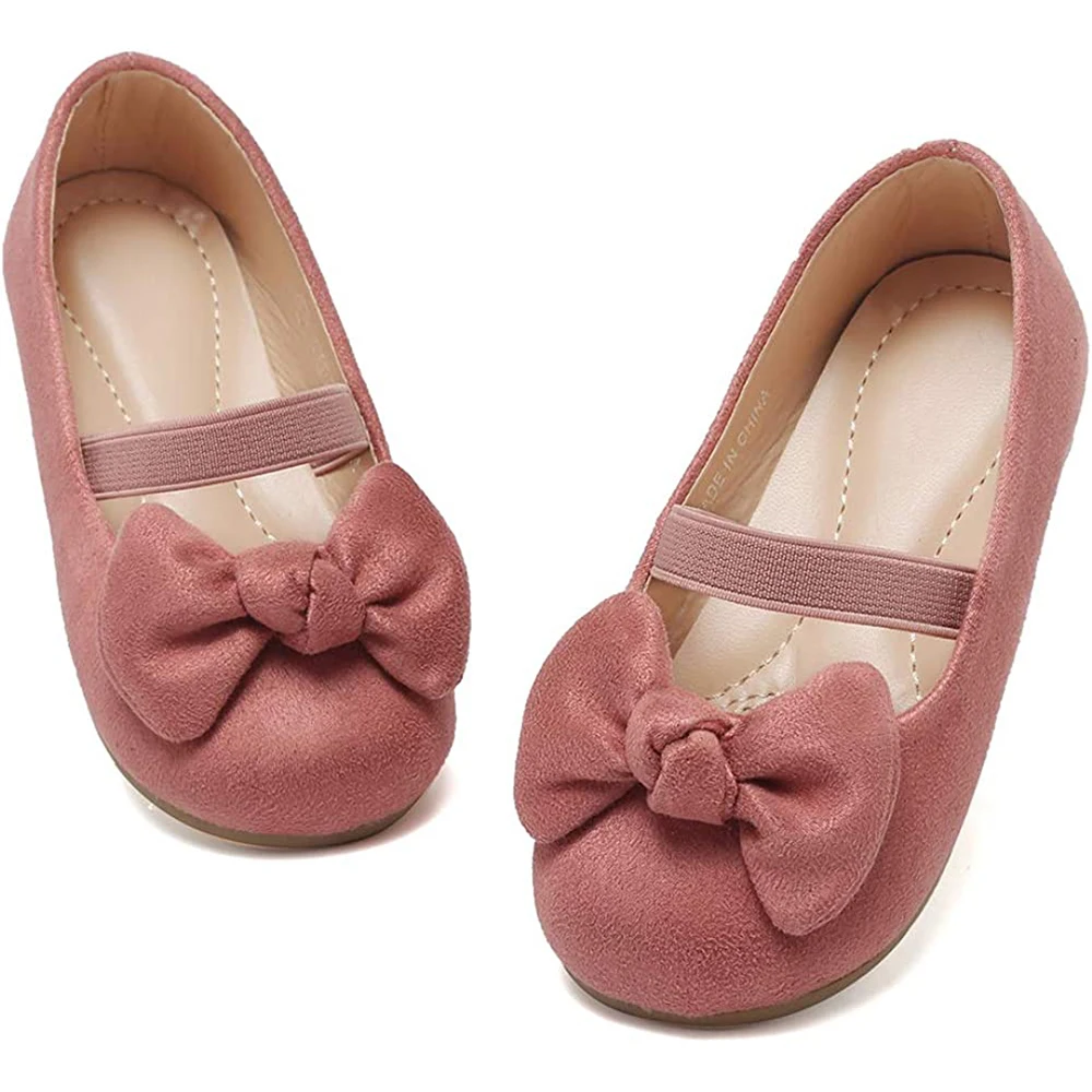 Custom Wholesale Girls Ballet Flats Shoes High Quality Bowknot Fashion Cute Wedding Party Princess Dress Shoe