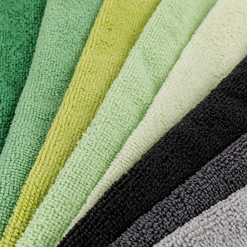 Greenfound 80% Polyester 20% Polyamide microfiber cloth in roll microfiber towel fabric roll microfiber cleaning cloth in roll