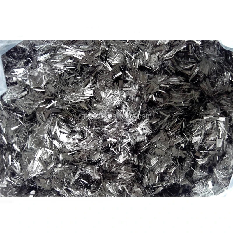 Горячая Распродажа Углеродные рубленые нити для армирования цемента