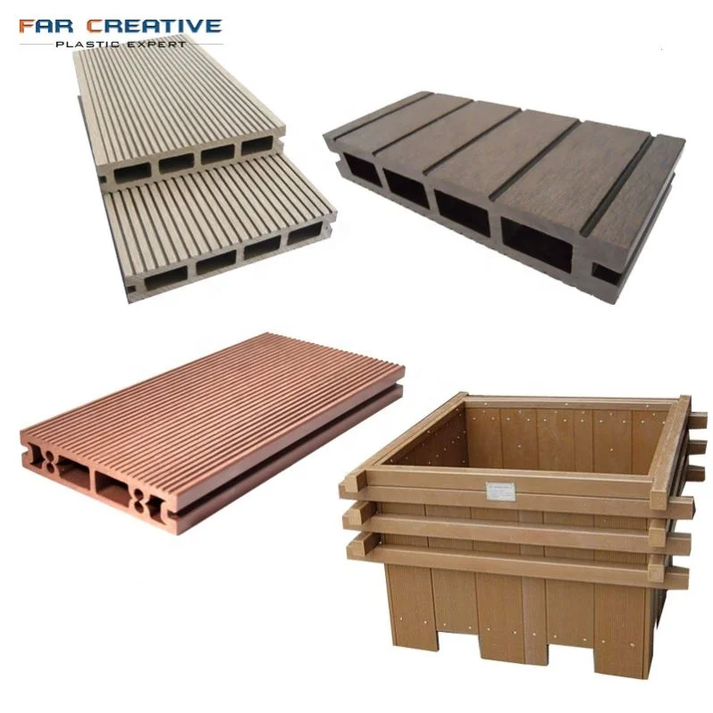 Wpc Fencing Panel Production Line Vinyl Wood Plastic Extruder