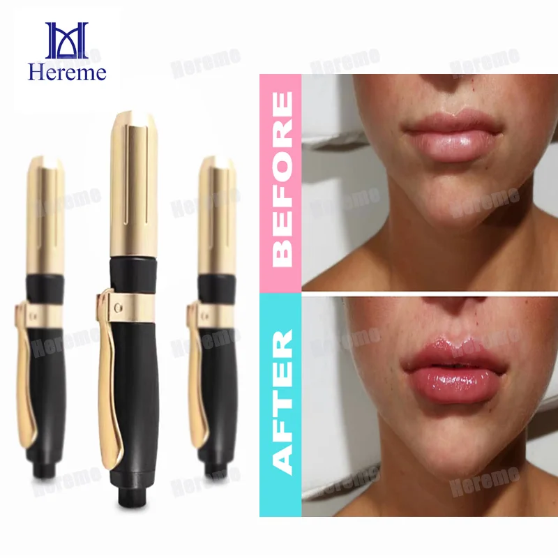 Heremefill Newest Hyaluronic Pen High Pressure 2 in 1 Hyaluronic Pen/Needle Free Very Cheap Hyaluronic Pen Supplier
