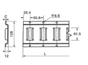 Грузовое оборудование, логистическая Тяговая рейка, оцинкованная сталь, 10 дюймов, горизонтальный грузовик, E-track