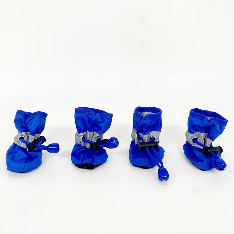Elastic Strip Waterproof Anti Slip Paw Protector Reflective Dog Boots Dog Shoes for Pet Dog Cat