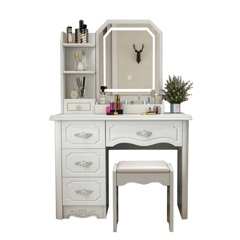 
living room led makeup and vanity table dressing table with led mirror 