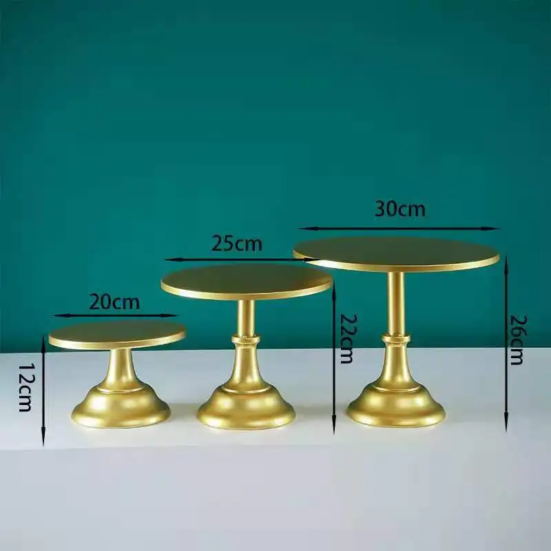 Palmy High quality iron cake stand set multicolor afternoon tea dessert  display stand for wedding party decoration