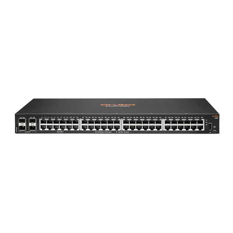 New original A ruba 6100 48 Ports GE Layer 2 4 SFP+ Slot Uplink JL676A