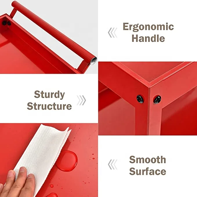 OEM Portable Steel Tool Box Popular 5 Tray Metal Toolbox Engineering Tool Storage Box/Case