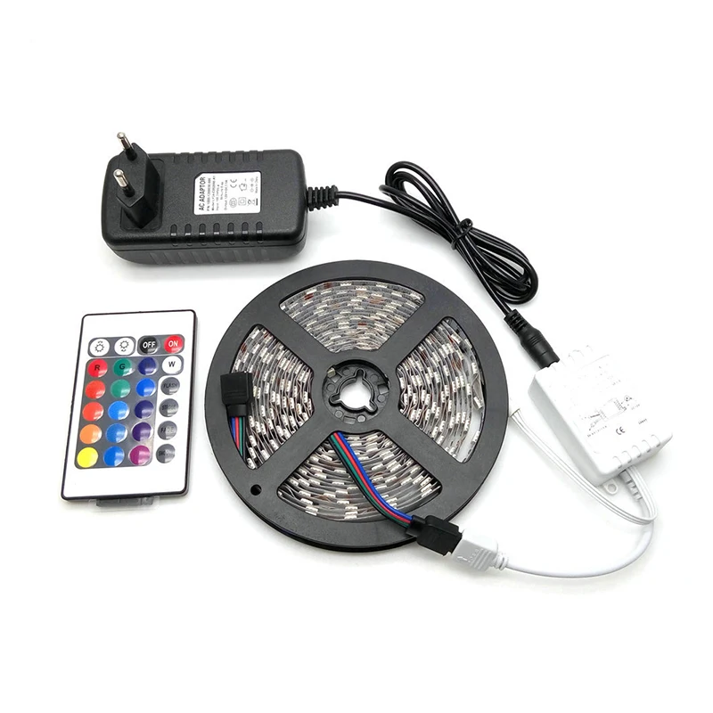 5M RGB IC Smart LED Kit Music App Remote Control Wifi USB 5V Led Strip Lights for Bedroom