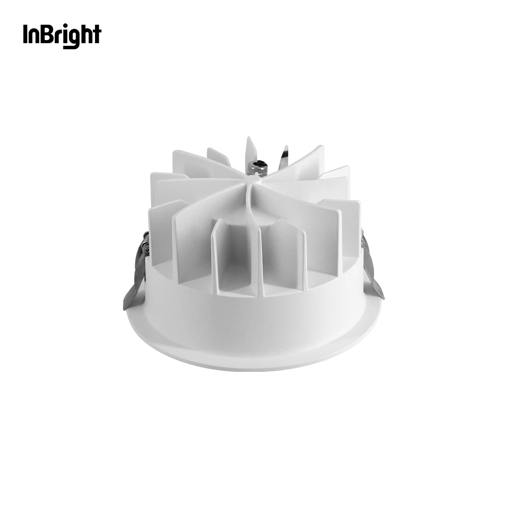 Round LED Downlight 10W 30W 50W Dimmable CCT Change LED Smart Recessed IP65 Downlight