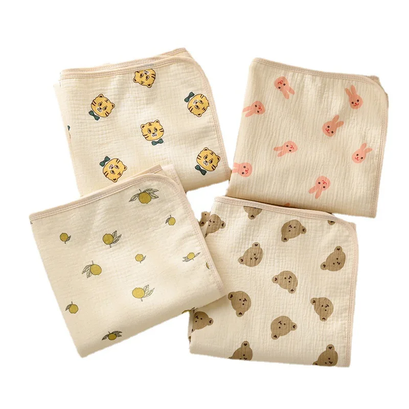 Baby Bedding Waterproof Reusable Breathable Leak Proof Infant Mattress 100% Organic Cotton Cartoon Portable Changing Pad