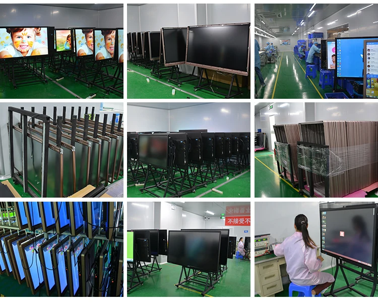 Интерактивная доска, умная плата с плоским экраном, 55/65/75/86/98 точек, 20 точек