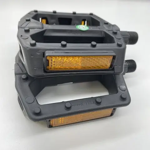 Bicycle Pedals Mountain Bike Pedal Plastic Black with Ball Bearing High Quality Wholesale