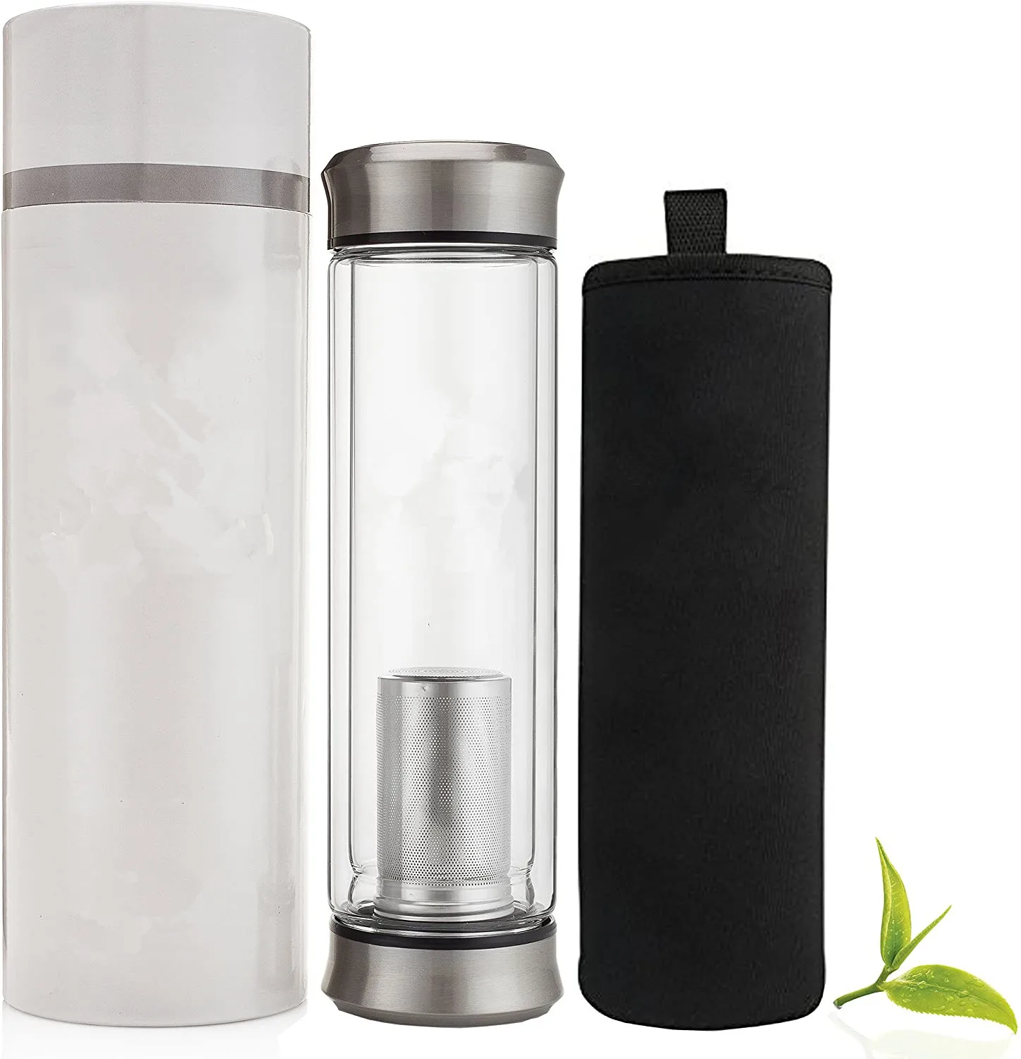 500ml Clear Borosilicate Glass Turkish Coffee Pot and Tea Maker Set Handmade Arab Style Design with Long Handle 350ml Capacity