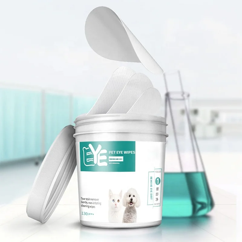 Sohpety Bamboo Cat Pet Dog Grooming Cleaning Teeth Eye Wet Cleaner Wipes Organic For Dogs Pets