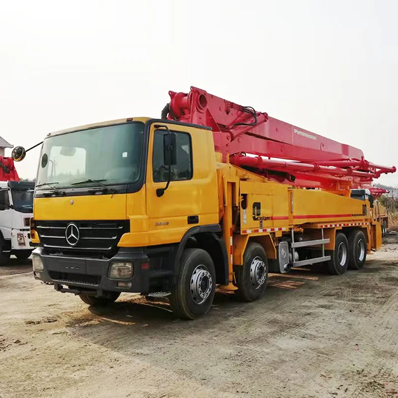 Used Concrete Pump Machine Putzmeister Beton Boom Pump 42M 46M Actros Trucks Price
