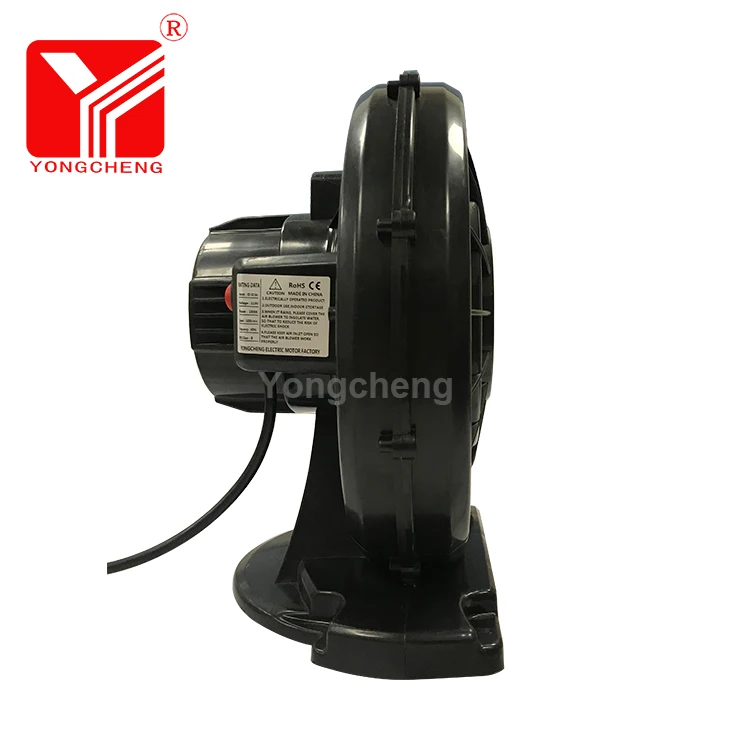 Plastic ac backward curved centrifugal fan for inflatables