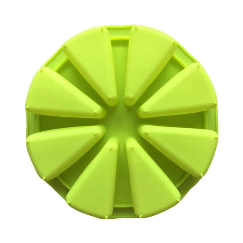 Cake Tools And Supplies Food grade silicone 8 cavity round dessert baking bakeware Scone cake mold