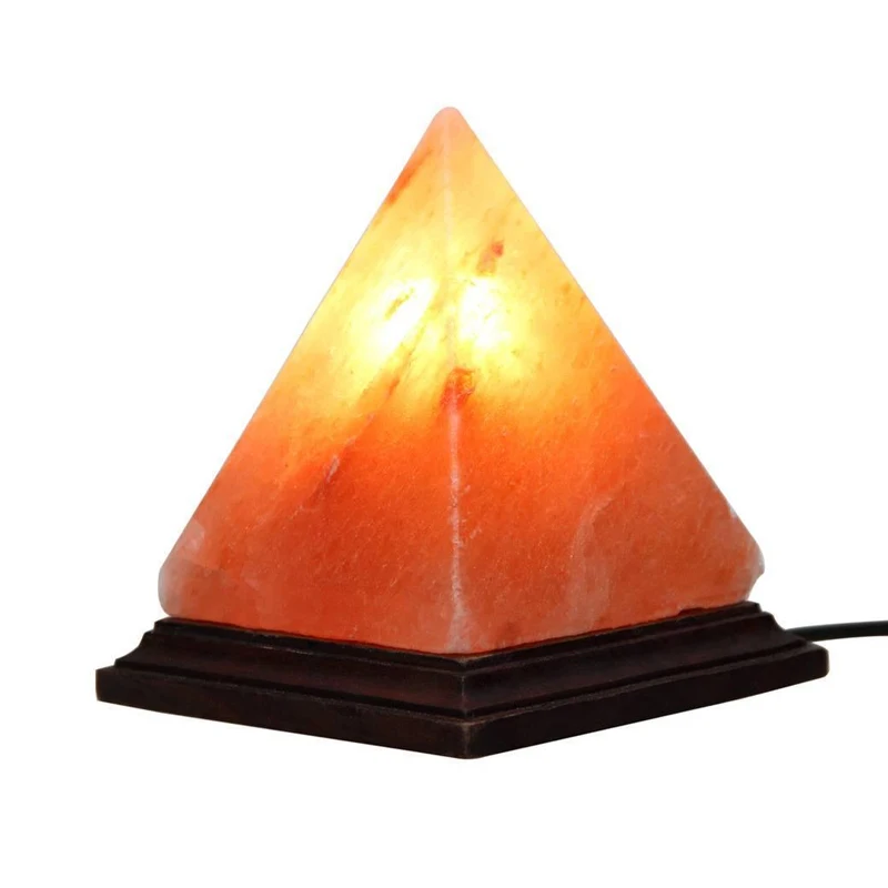 Crystal salt lamp Pakistani ore lamp creative bedroom crystal table lamp