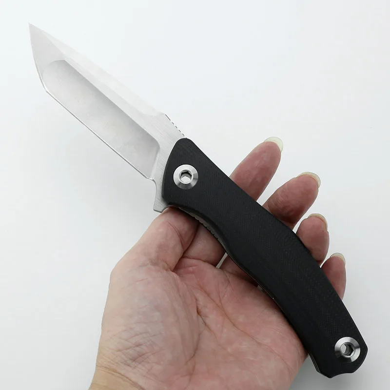 9Cr18Mov LIVEWIRE Pocketknife outdoor Survival knife ASSERT BLACK Folding Knife camp High quality Pocket EDC knives G10 Handle