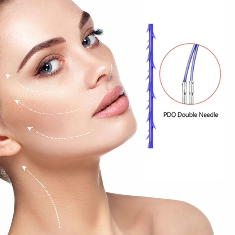 2024 Korea hilos tensores face lifting L blunt needle 19g cog 3d pdo thread