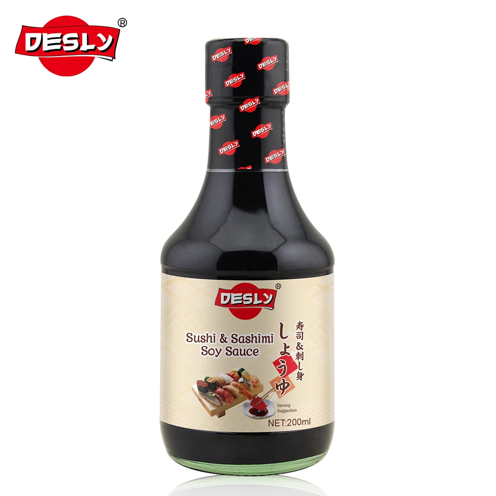 High Quality Factory Production Oem Dark Japanese Private Brand Gluten Free Soy Sauce