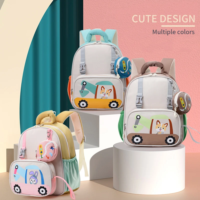 school supplies lovable students school bags for girls kindergarten backpack kids boys beautiful cartoon character schoolbags