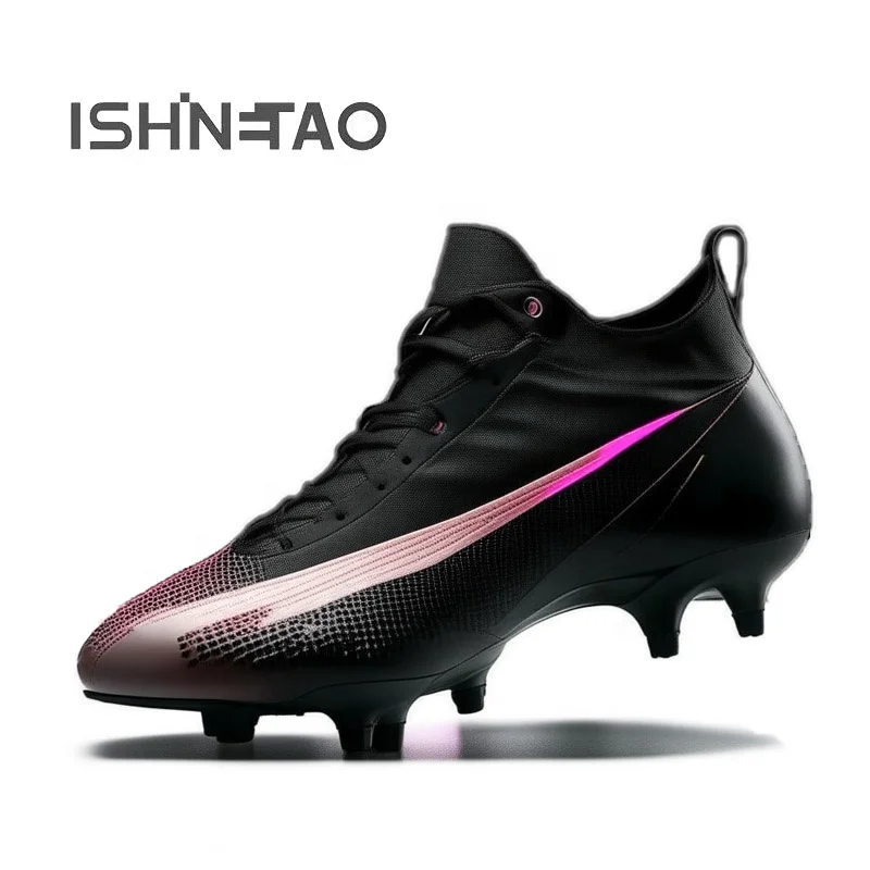 High Quality FG Spike Football Boot for Men Boys China Wholesale Sport Training Boot Indoor Summer Season TPU Insole Material