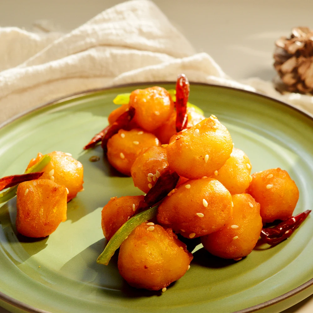 New Style Latest Healthy Deep Fried Frozen Squid Balls Frozen Squid Squid Fish Ball