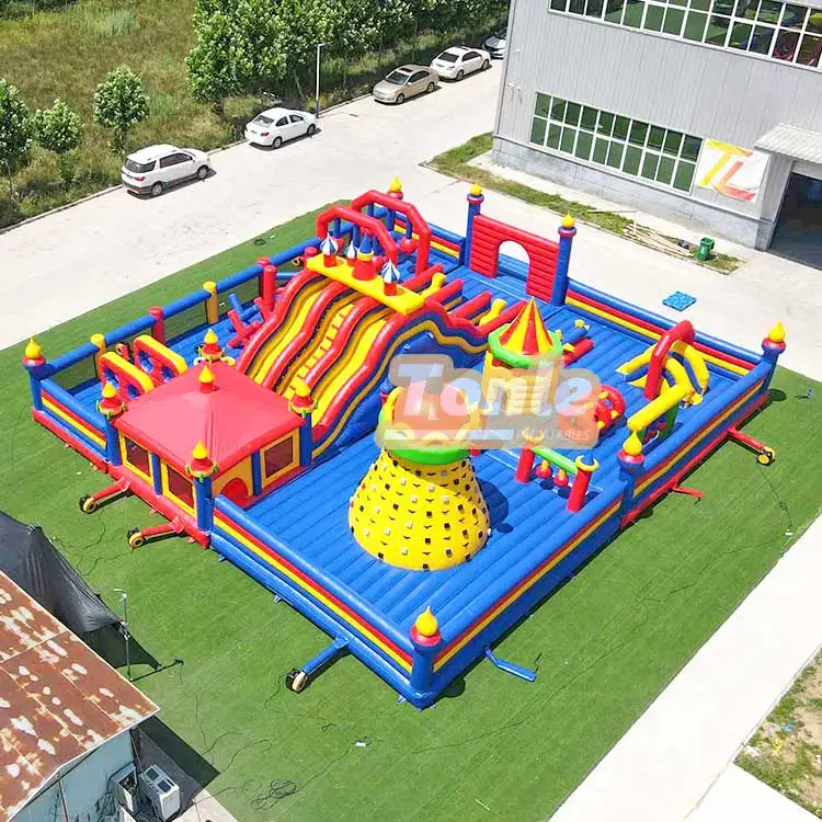 carnival games inflatable theme park inflatable obstacle course for sale