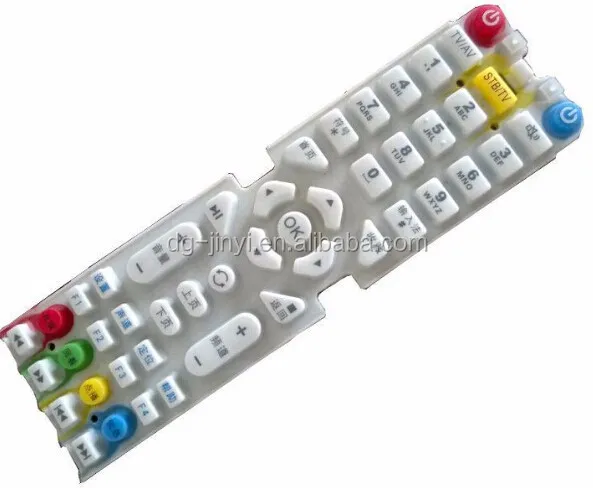 OEM professional keypad controller tv remote control keypad membrane switch manufacturer