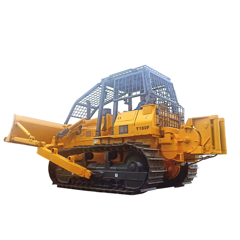 Earth Moving Dozer Easy Operating T180F Cheap Bulldozer With Rops Cabin