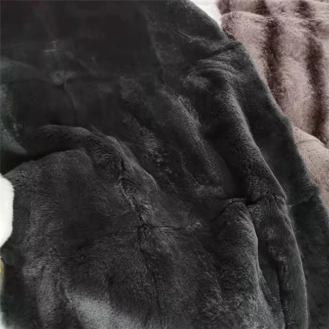 100% real rex Rabbit Fur chinchilla Fur Skins For Garment