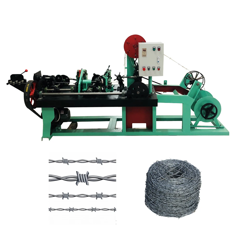 Automatic Double Stranded Twisted Barbed Wire Mesh Making Machine