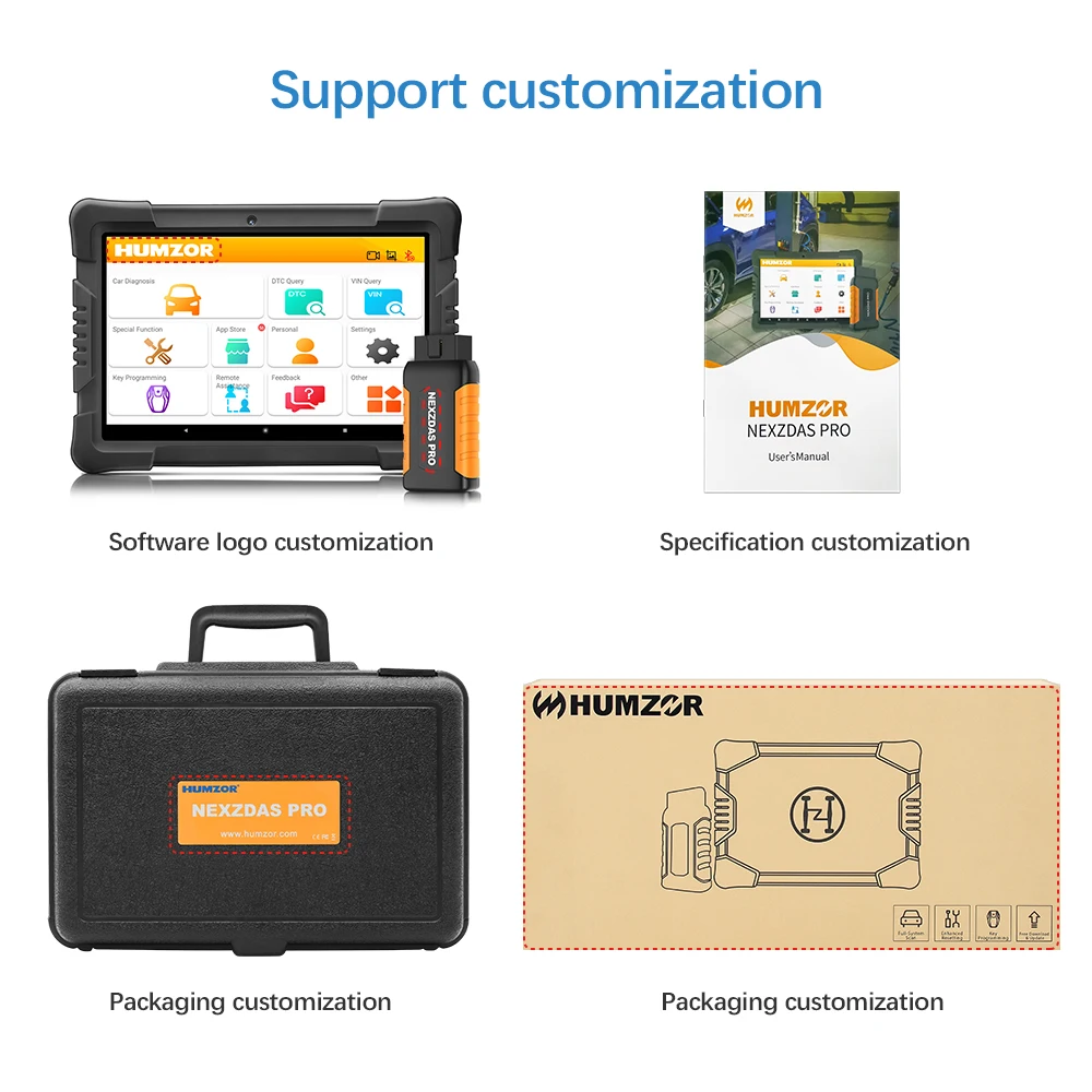  Новый автоматический диагностический инструмент humзор NexzDAS Pro OBD2 сканер полная
