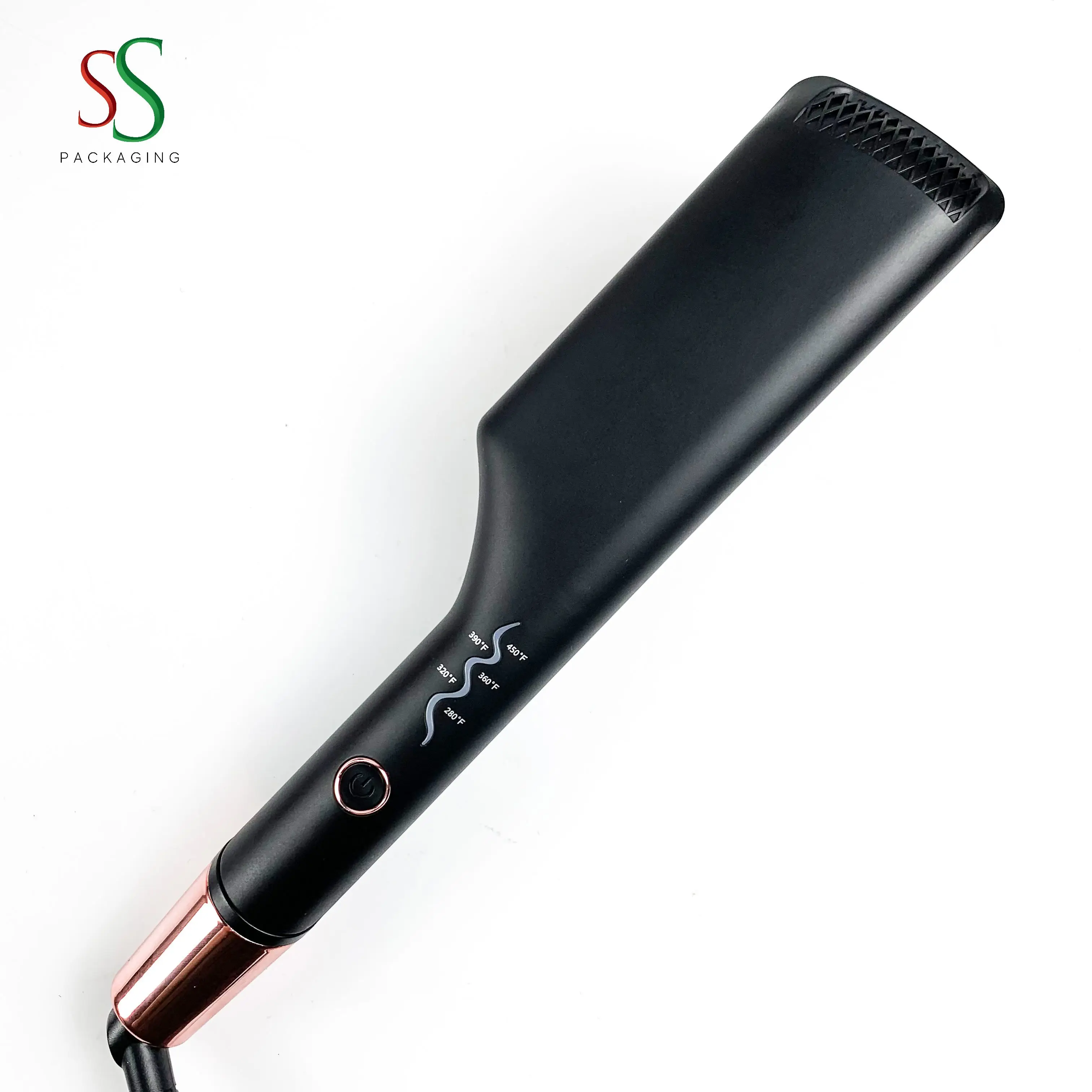 SS Hair Packaging  High Quality Wholesale Custom Logo Crimping Iron for Hair Crimper